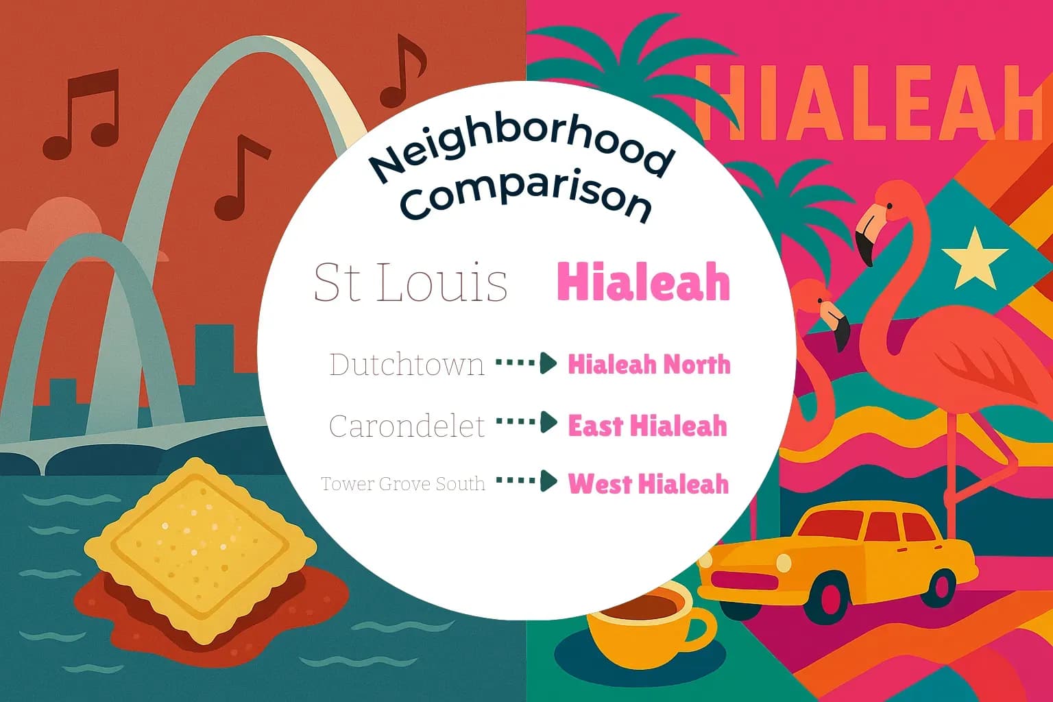 St. Louis vs Hialeah Neighborhood Comparison