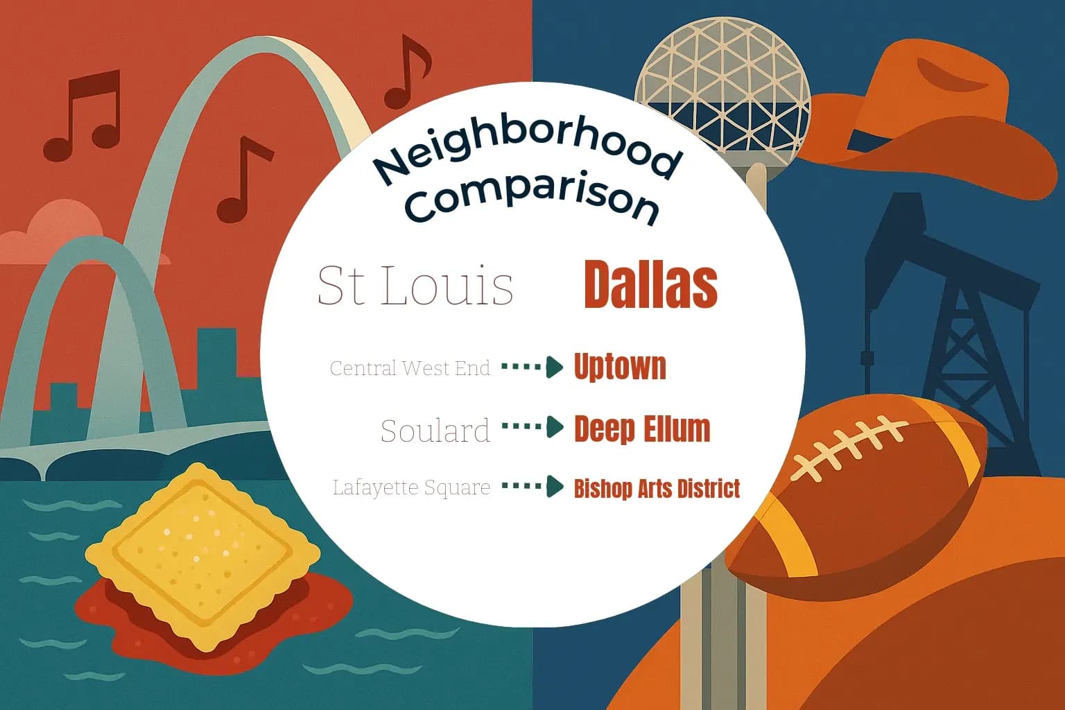 St. Louis vs Dallas Neighborhood Comparison