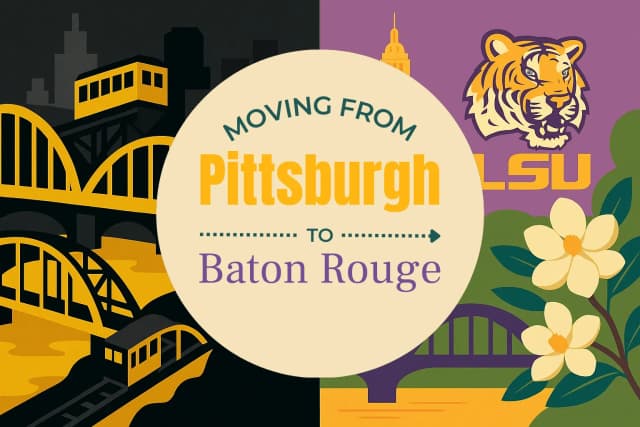 Moving from Pittsburgh to Baton Rouge