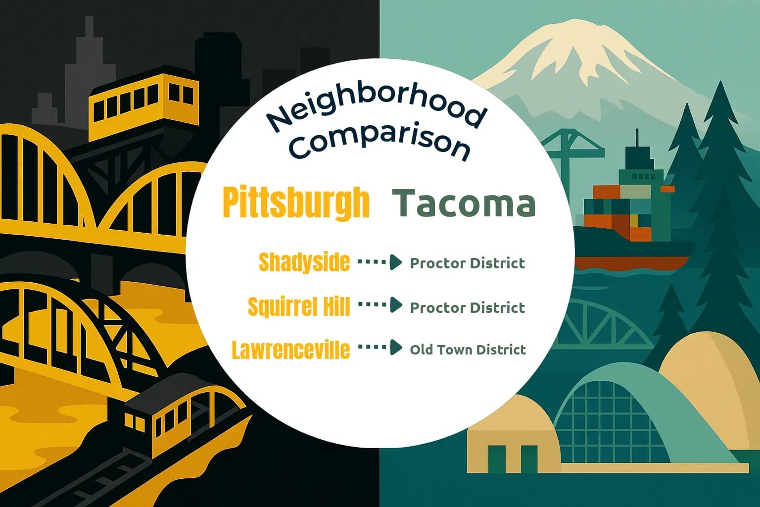 Pittsburgh vs Tacoma Neighborhood Comparison