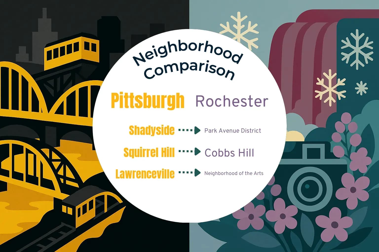 Pittsburgh vs Rochester Neighborhood Comparison