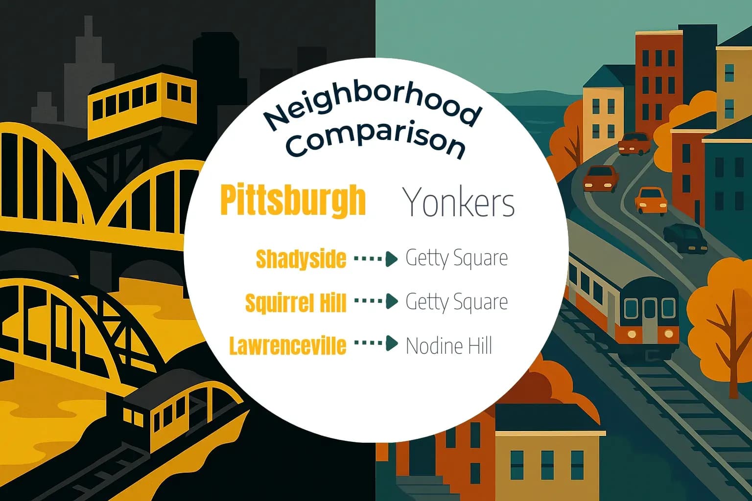 Pittsburgh vs Yonkers Neighborhood Comparison
