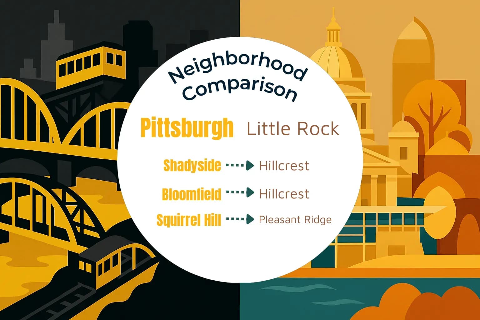 Pittsburgh vs Little Rock Neighborhood Comparison