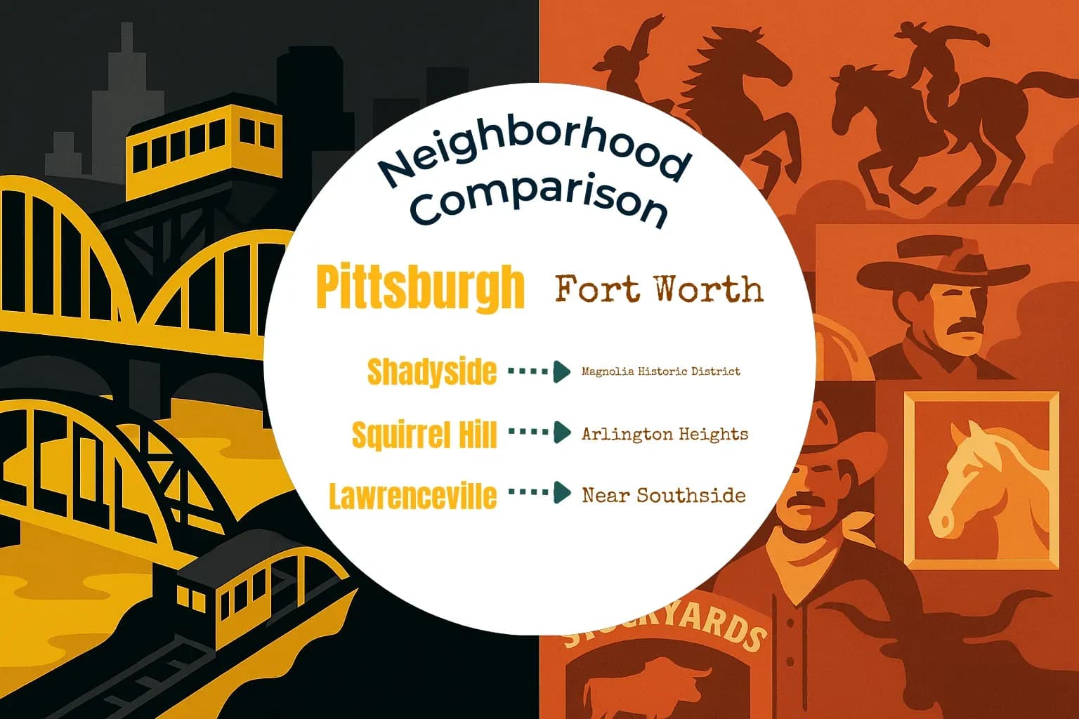 Pittsburgh vs Fort Worth Neighborhood Comparison