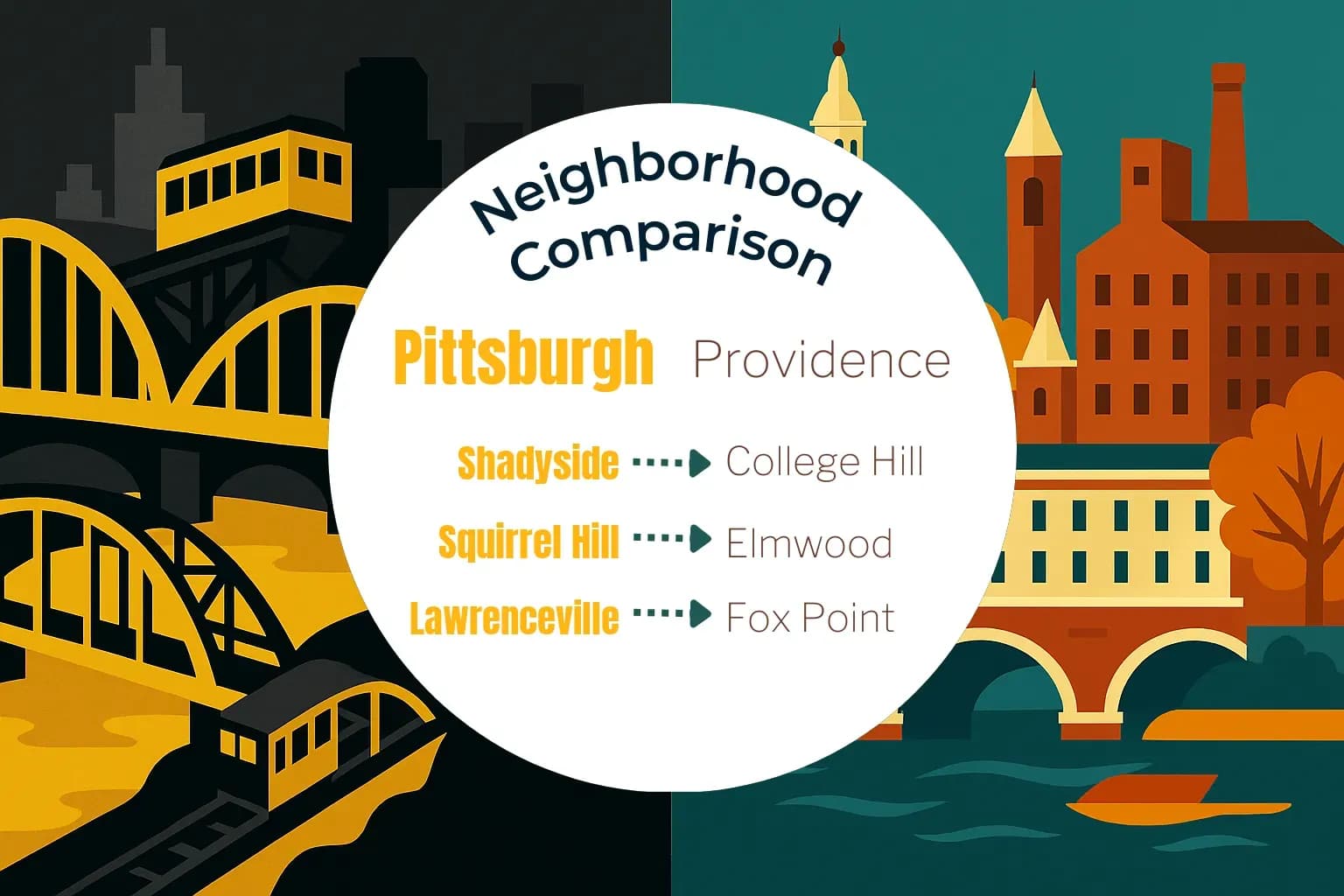 Pittsburgh vs Providence Neighborhood Comparison