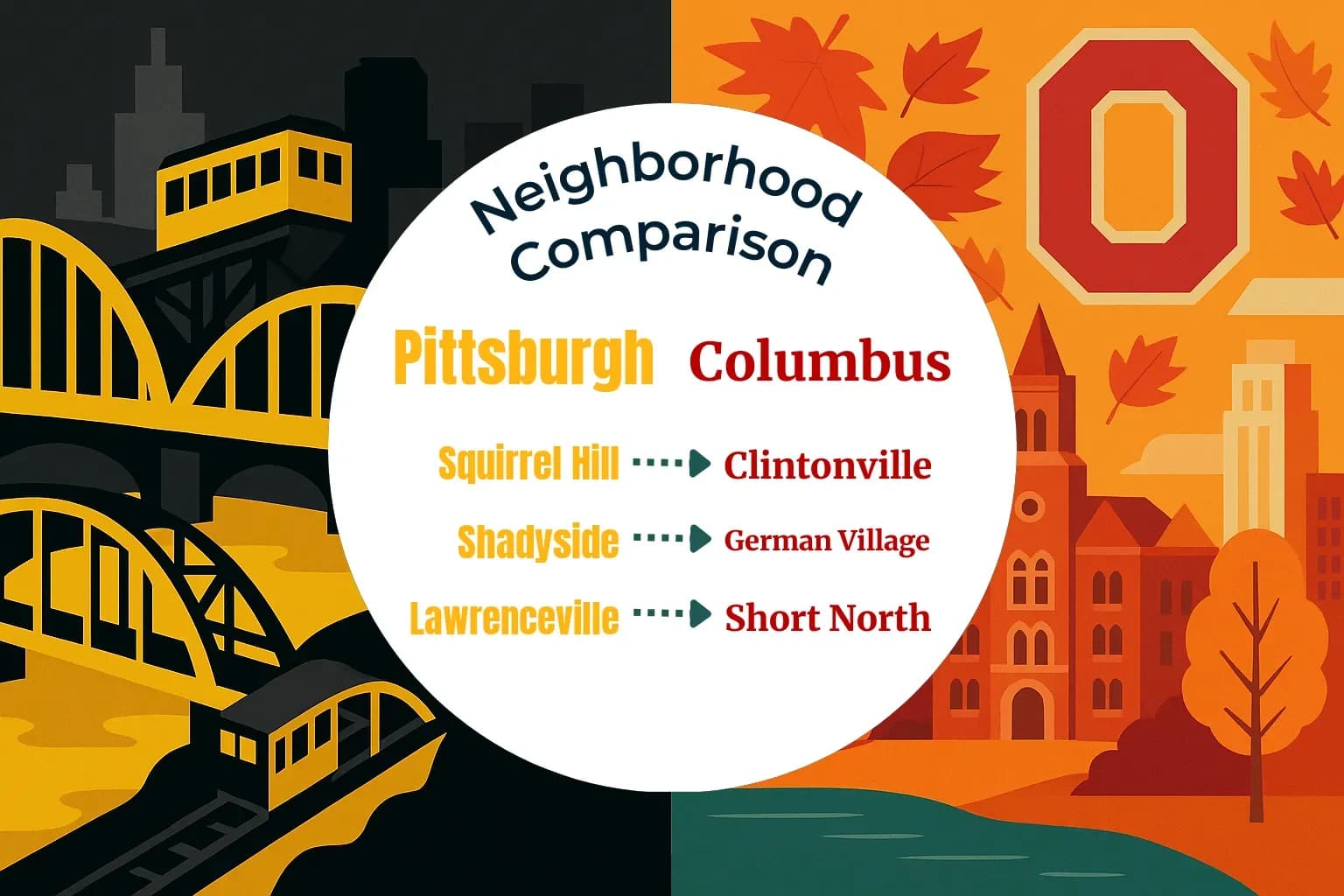 Pittsburgh vs Columbus Neighborhood Comparison