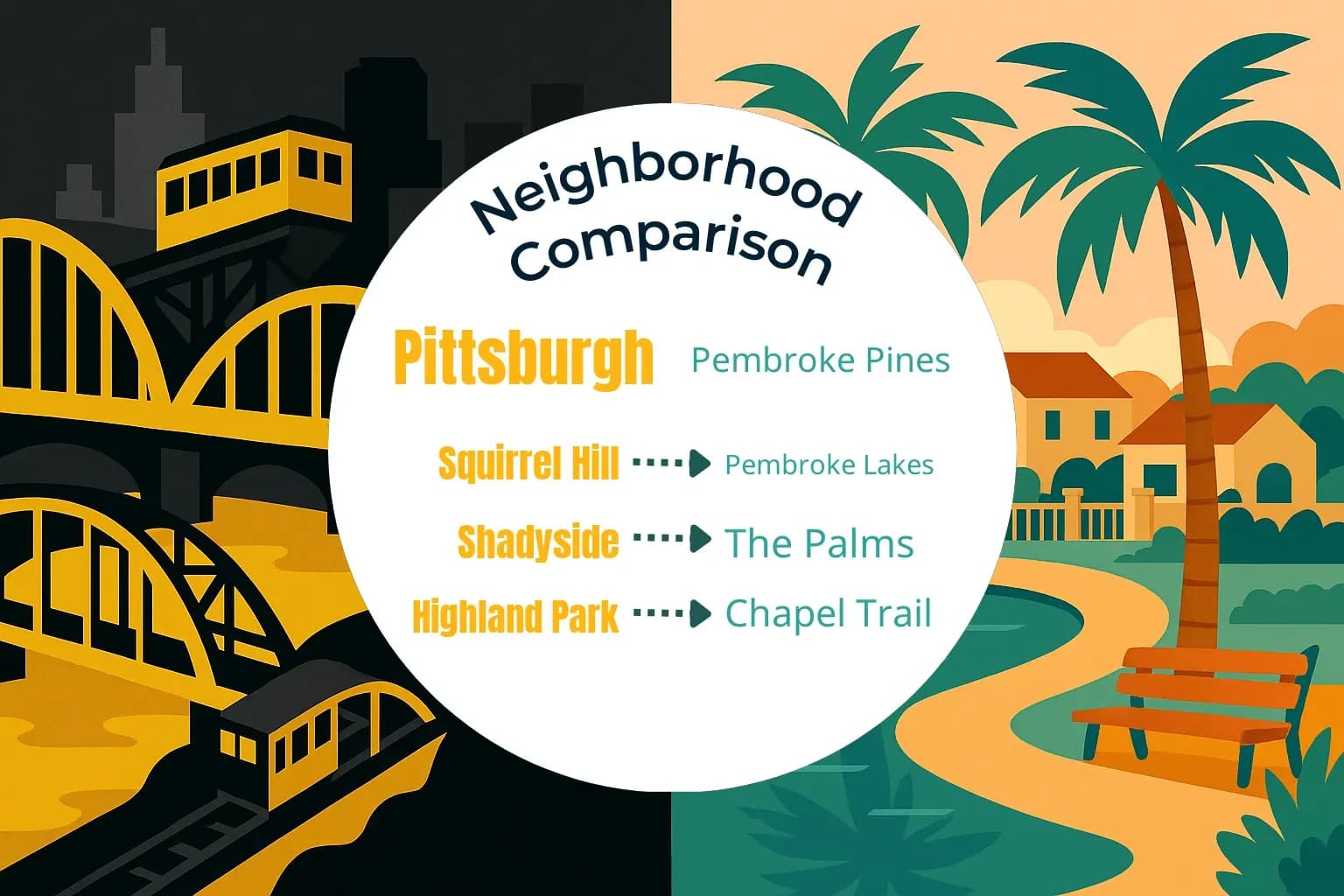 Pittsburgh vs Pembroke Pines Neighborhood Comparison