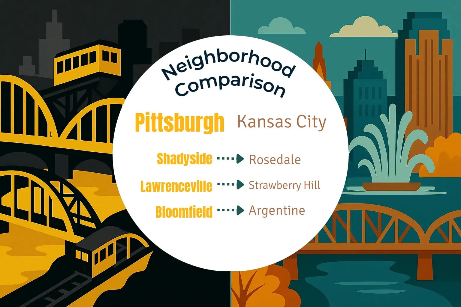 Pittsburgh vs Kansas City Neighborhood Comparison