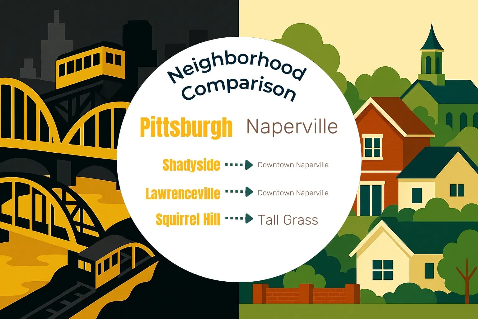 Pittsburgh vs Naperville Neighborhood Comparison