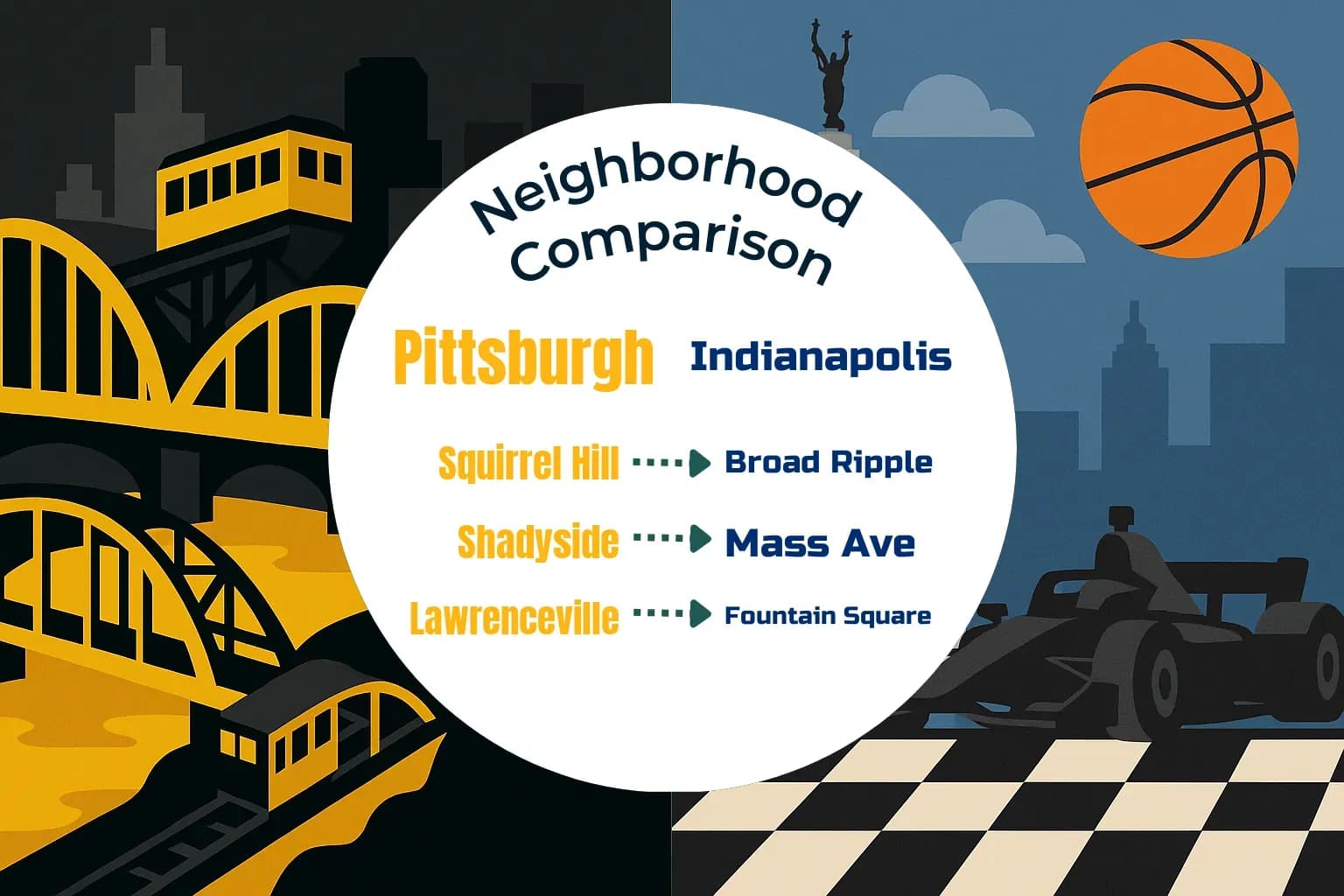 Pittsburgh vs Indianapolis Neighborhood Comparison