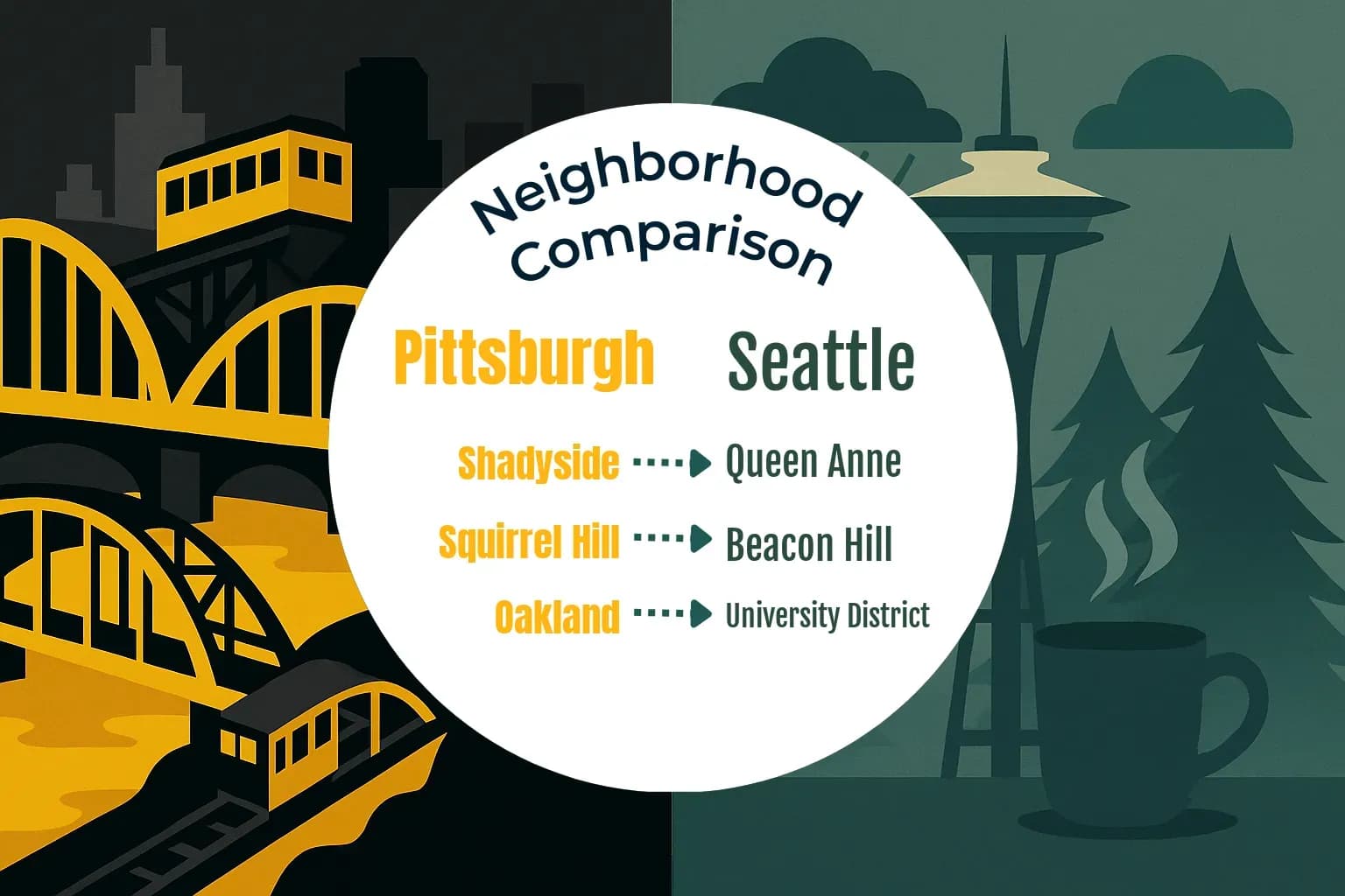 Pittsburgh vs Seattle Neighborhood Comparison