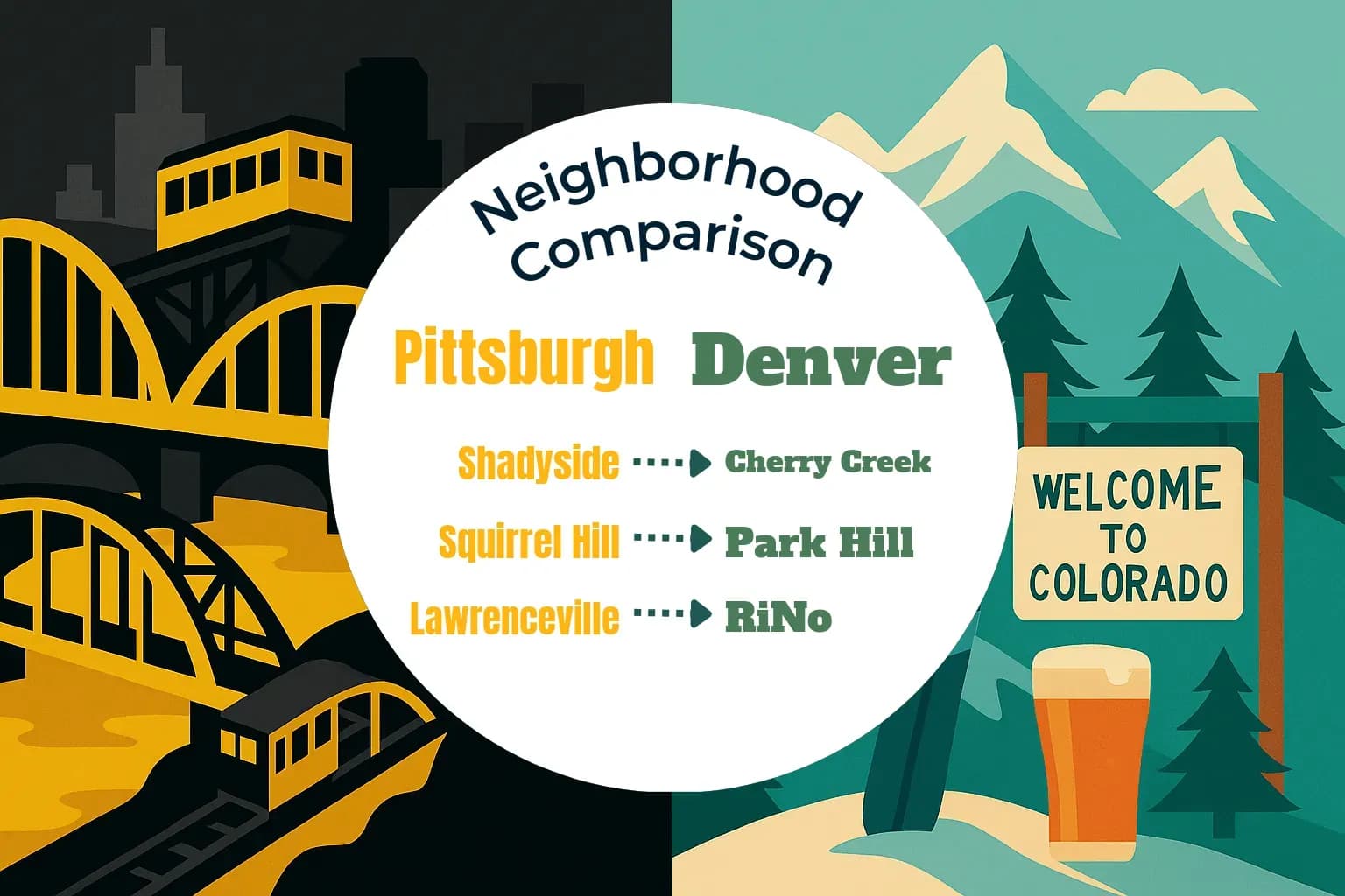 Pittsburgh vs Denver Neighborhood Comparison