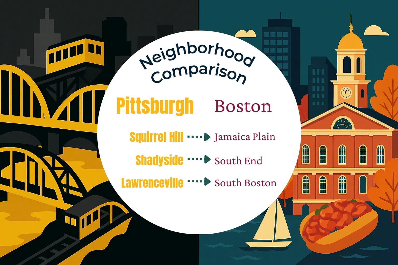 Pittsburgh vs Boston Neighborhood Comparison