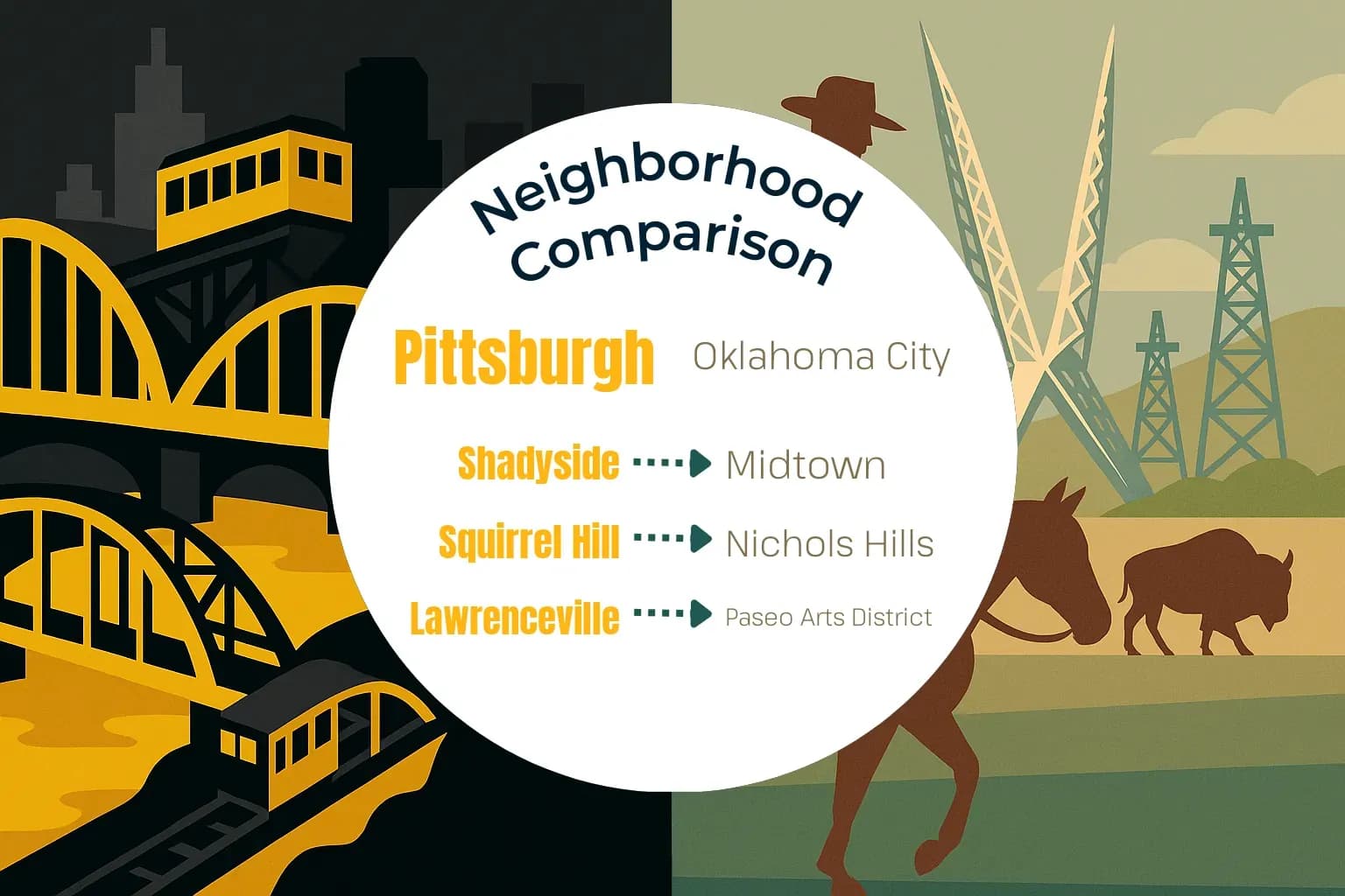 Pittsburgh vs Oklahoma City Neighborhood Comparison