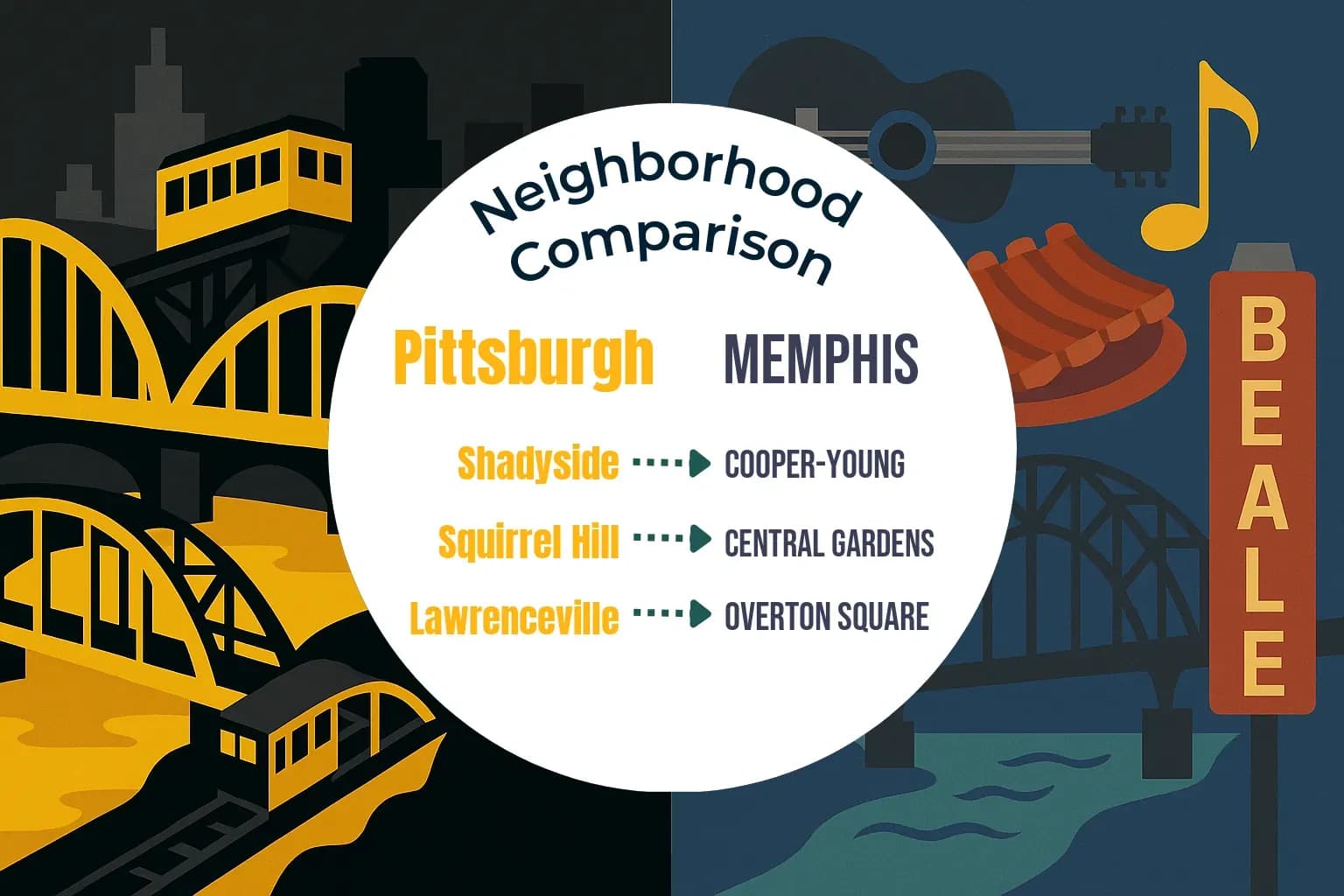 Pittsburgh vs Memphis Neighborhood Comparison