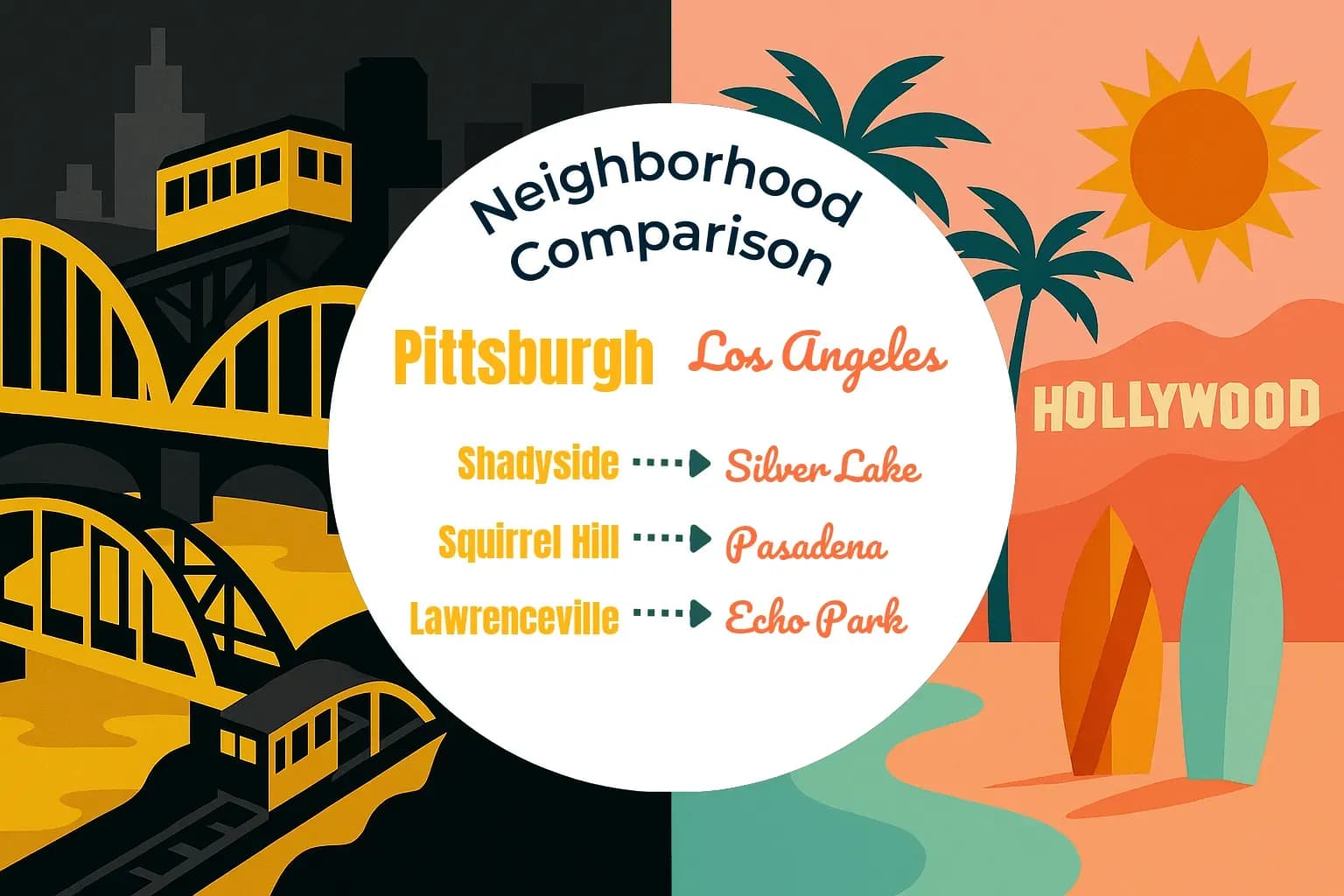 Pittsburgh vs Los Angeles Neighborhood Comparison