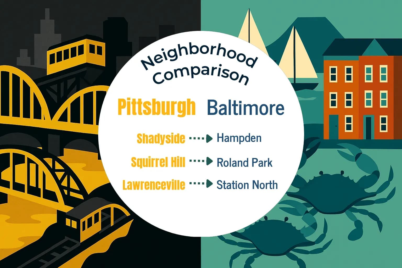 Pittsburgh vs Baltimore Neighborhood Comparison