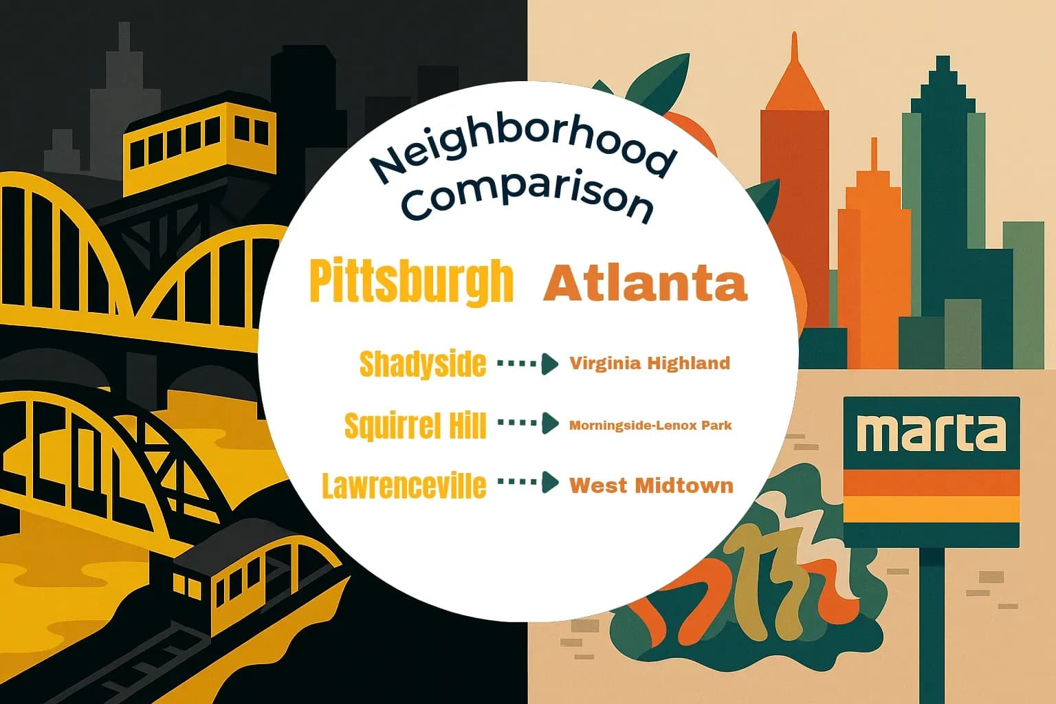 Pittsburgh vs Atlanta Neighborhood Comparison