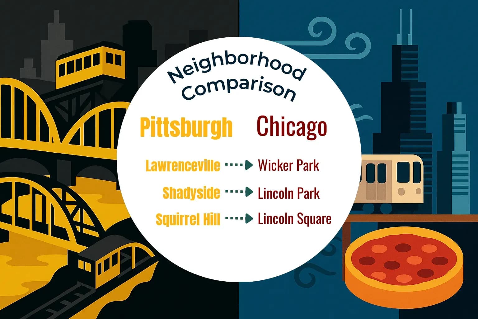 Pittsburgh vs Chicago Neighborhood Comparison