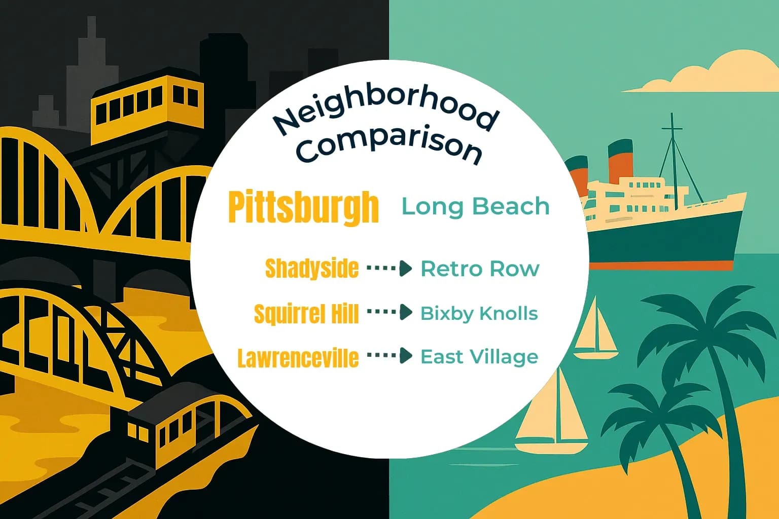 Pittsburgh vs Long Beach Neighborhood Comparison