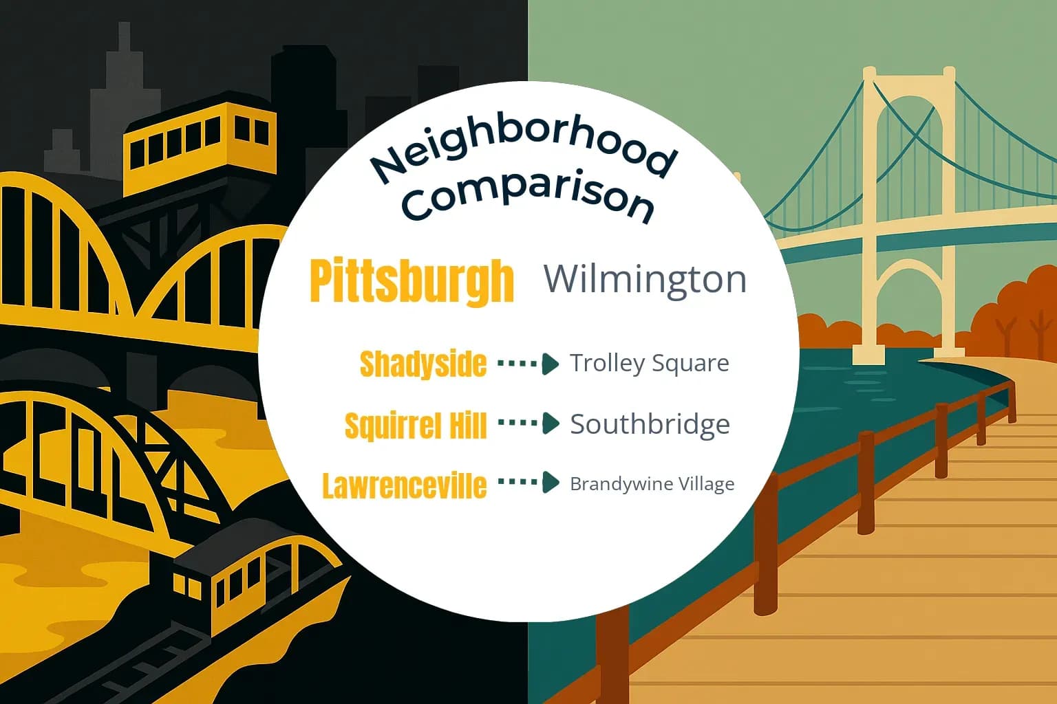 Pittsburgh vs Wilmington Neighborhood Comparison