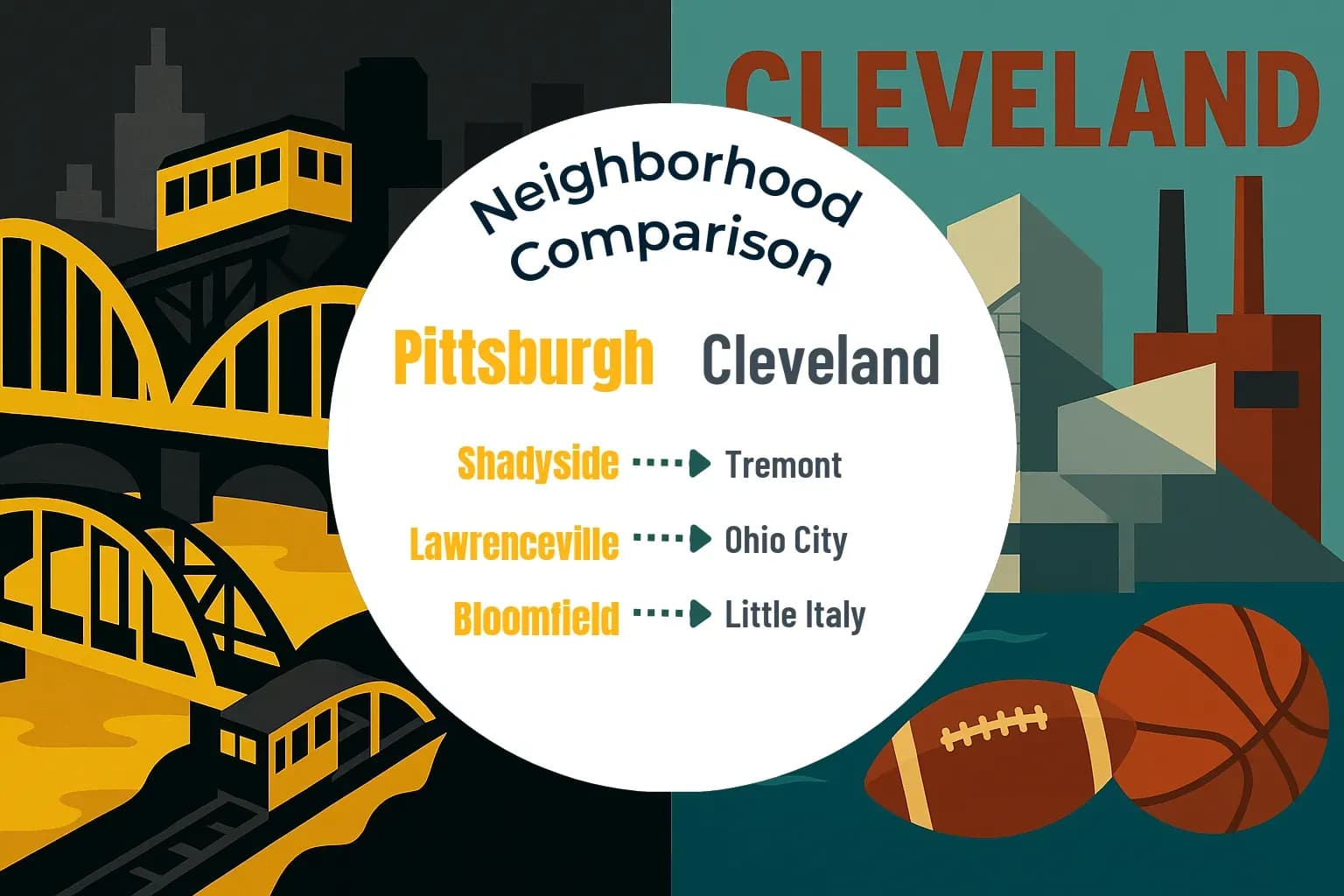 Pittsburgh vs Cleveland Neighborhood Comparison