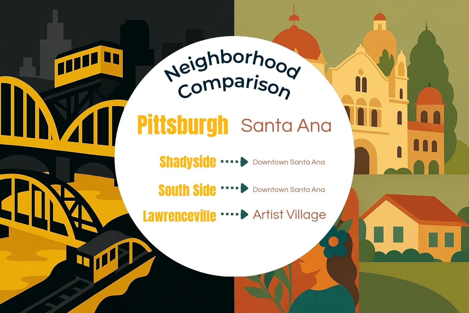 Pittsburgh vs Santa Ana Neighborhood Comparison