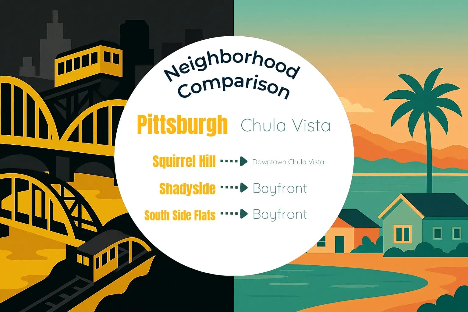 Pittsburgh vs Chula Vista Neighborhood Comparison