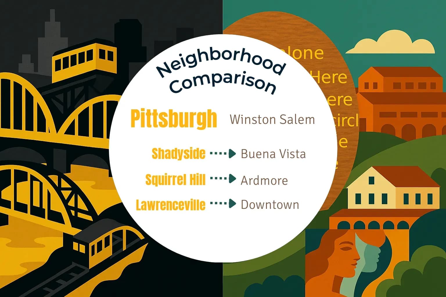 Pittsburgh vs Winston Salem Neighborhood Comparison