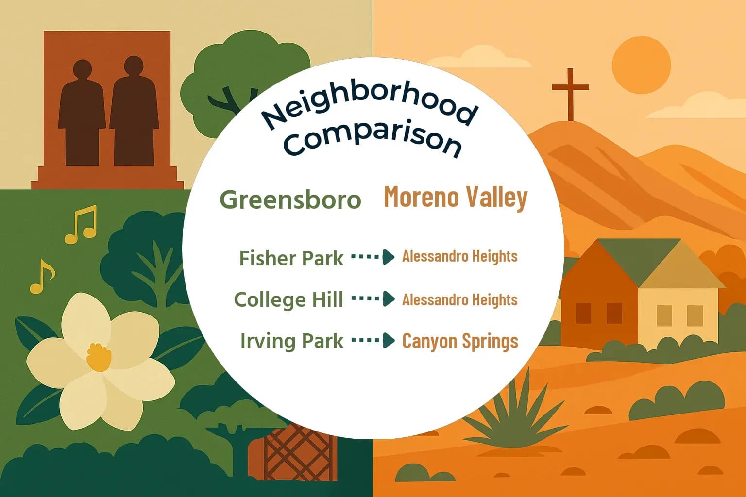 Greensboro vs Moreno Valley Neighborhood Comparison