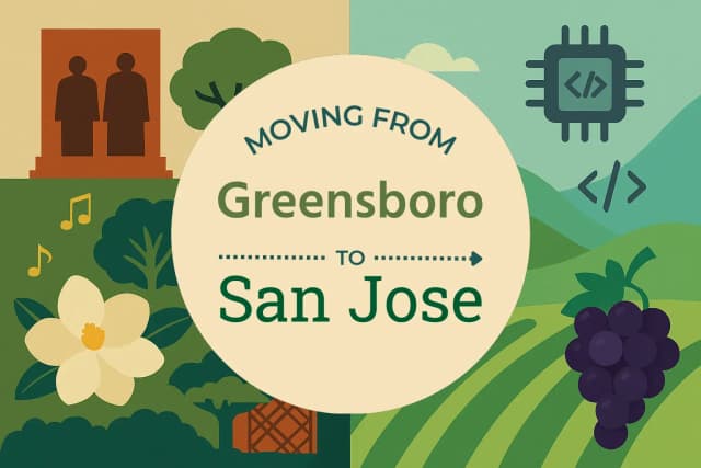 Moving from Greensboro to San Jose