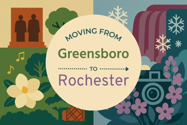Moving from Greensboro to Rochester