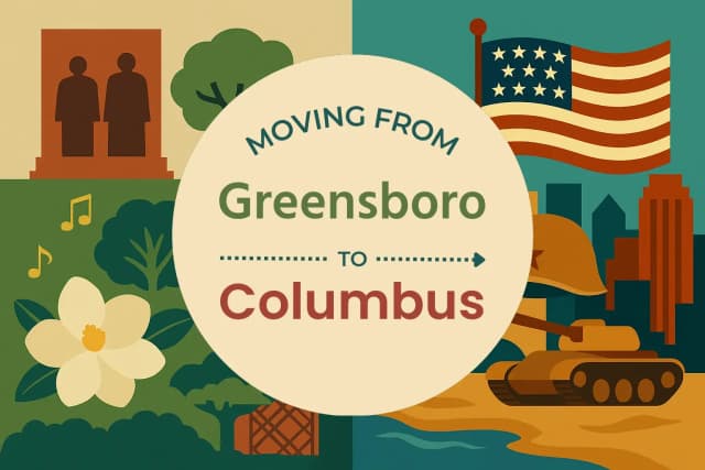 Moving from Greensboro to Columbus