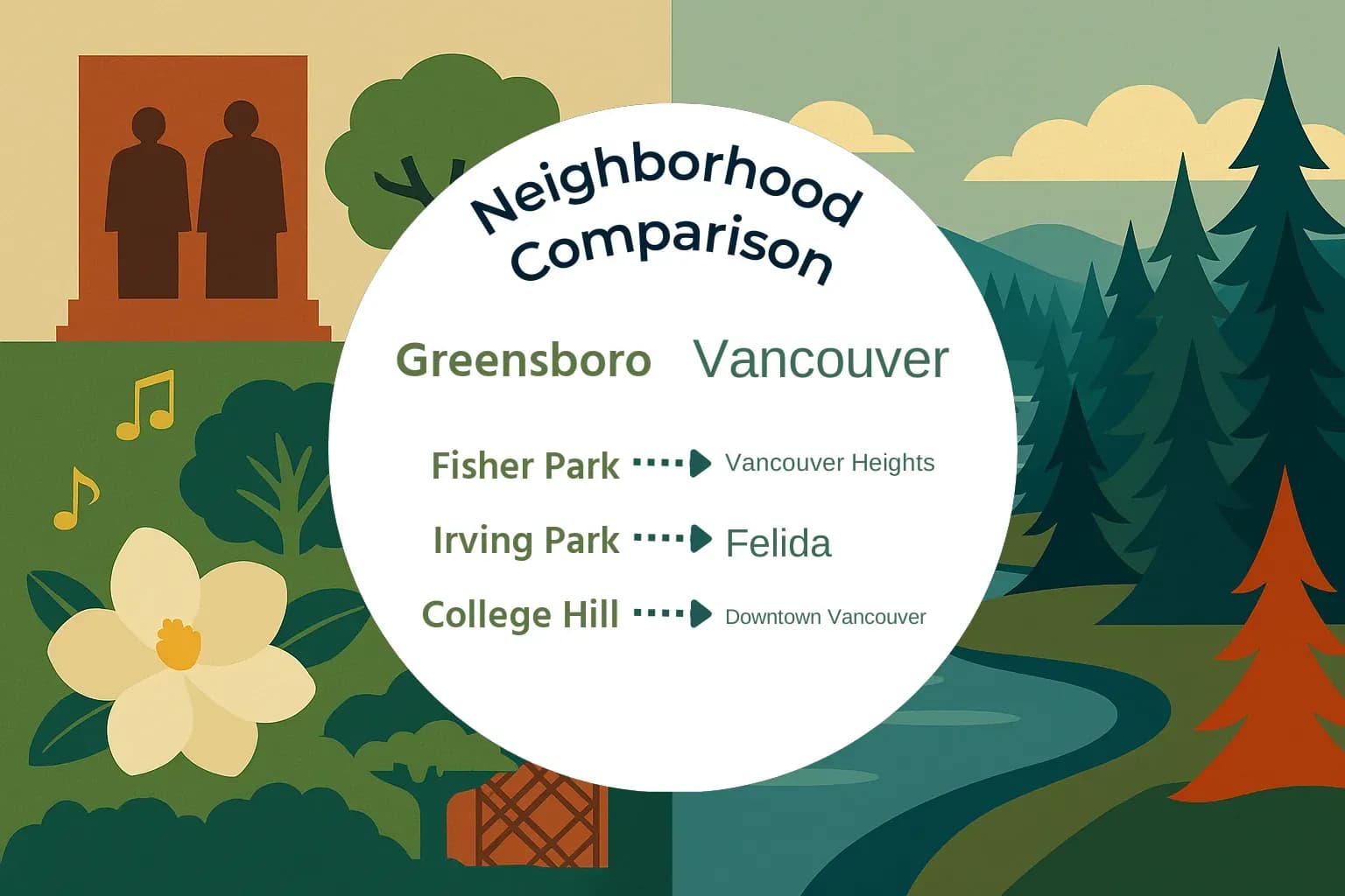 Greensboro vs Vancouver Neighborhood Comparison