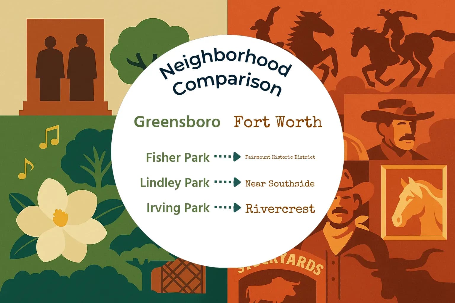 Greensboro vs Fort Worth Neighborhood Comparison
