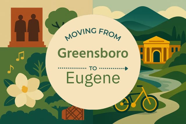 Moving from Greensboro to Eugene