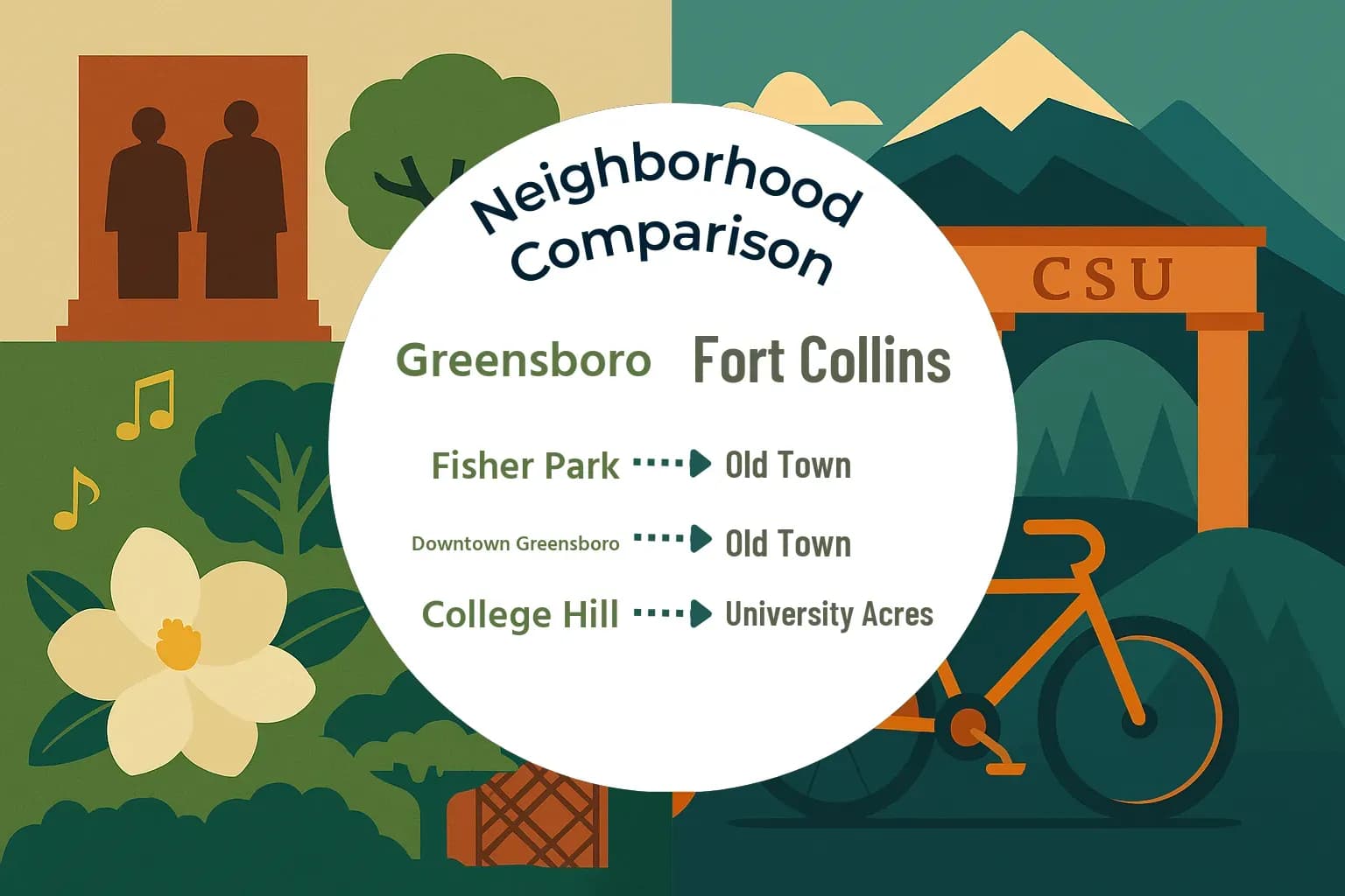 Greensboro vs Fort Collins Neighborhood Comparison