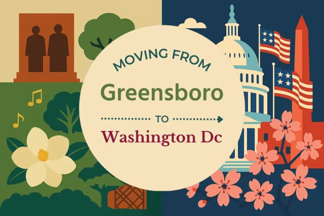 Moving from Greensboro to Washington DC