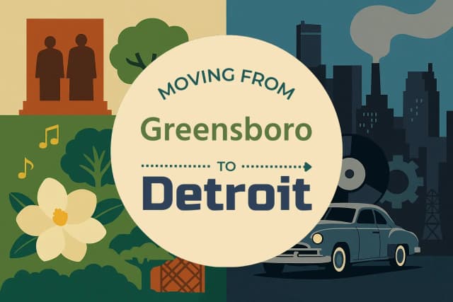 Moving from Greensboro to Detroit