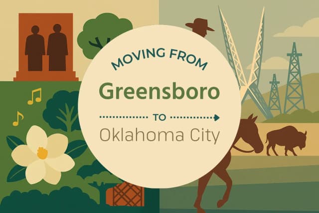 Moving from Greensboro to Oklahoma City
