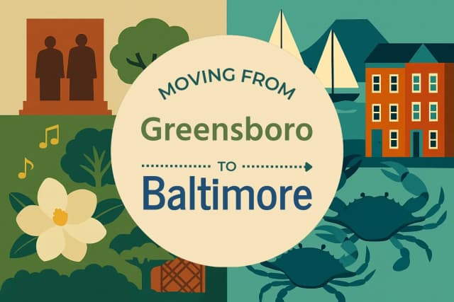 Moving from Greensboro to Baltimore