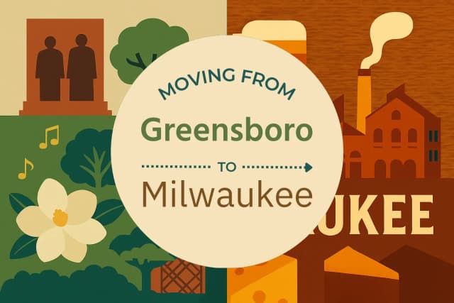 Moving from Greensboro to Milwaukee