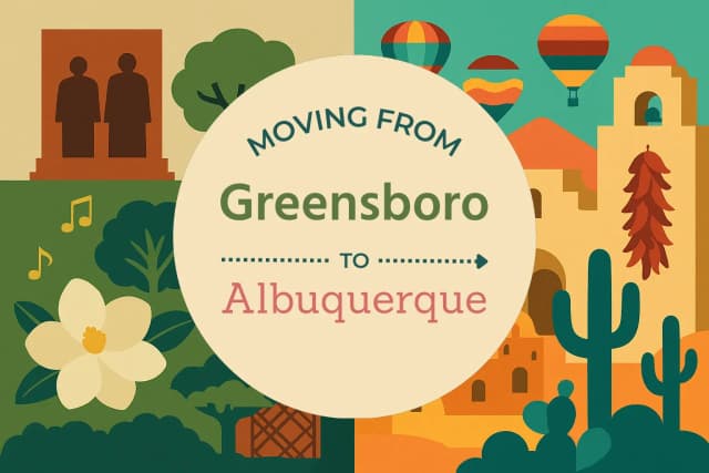 Moving from Greensboro to Albuquerque