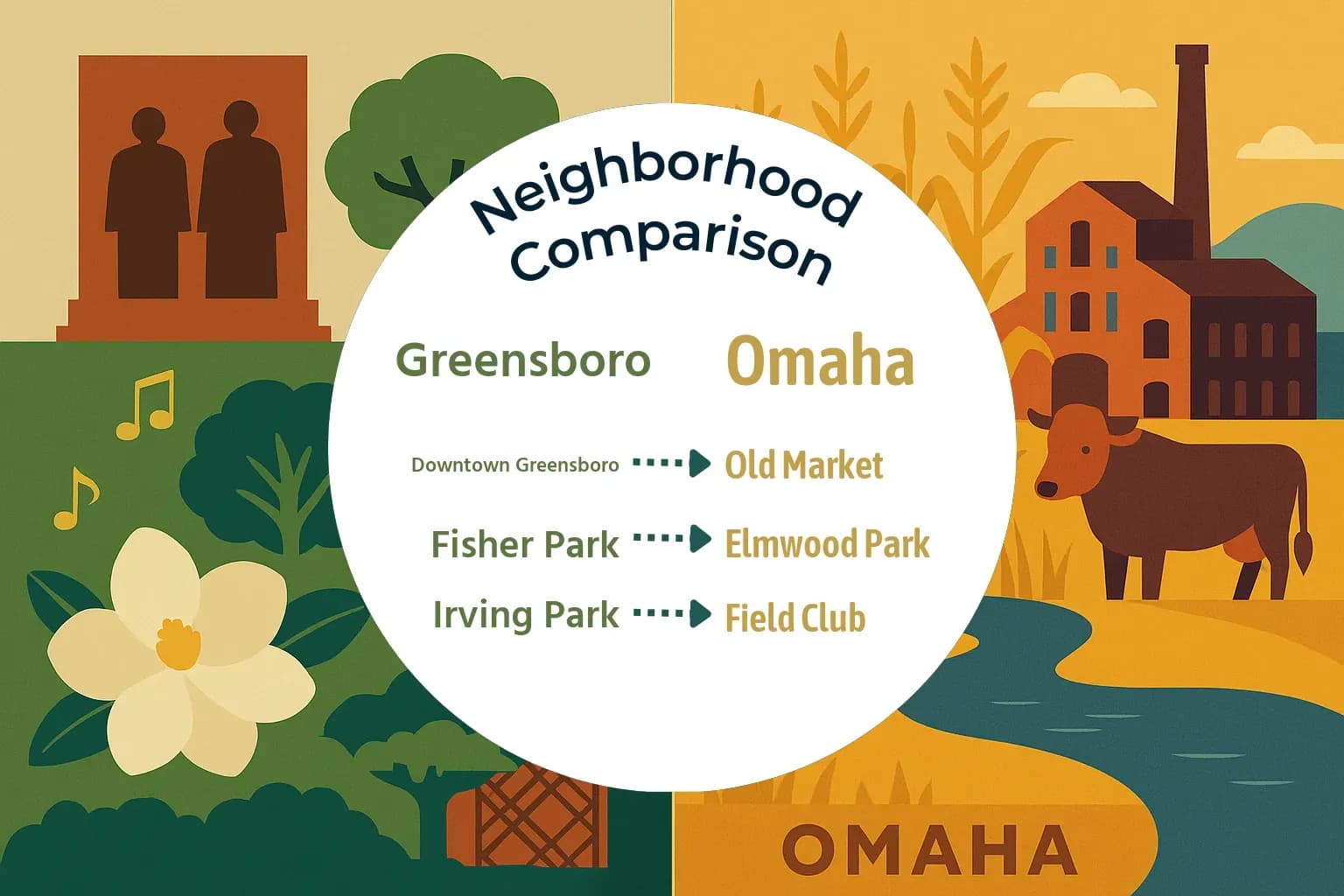 Greensboro vs Omaha Neighborhood Comparison
