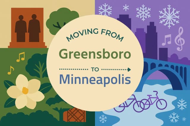 Moving from Greensboro to Minneapolis