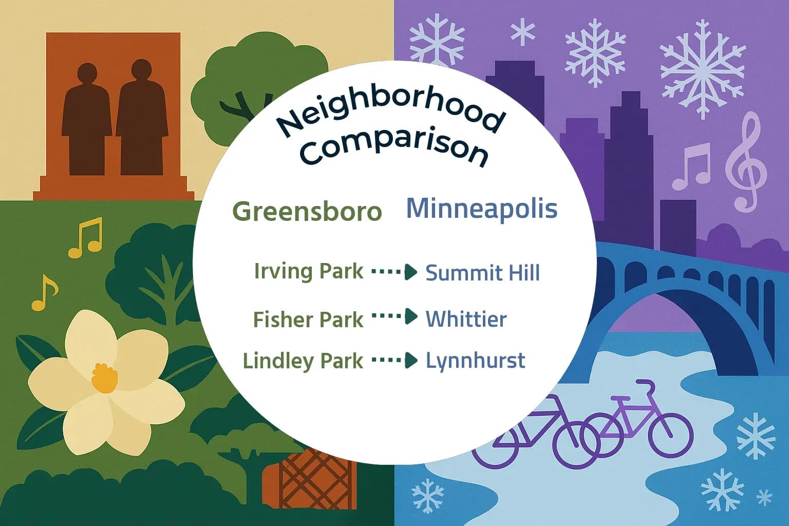 Greensboro vs Minneapolis Neighborhood Comparison