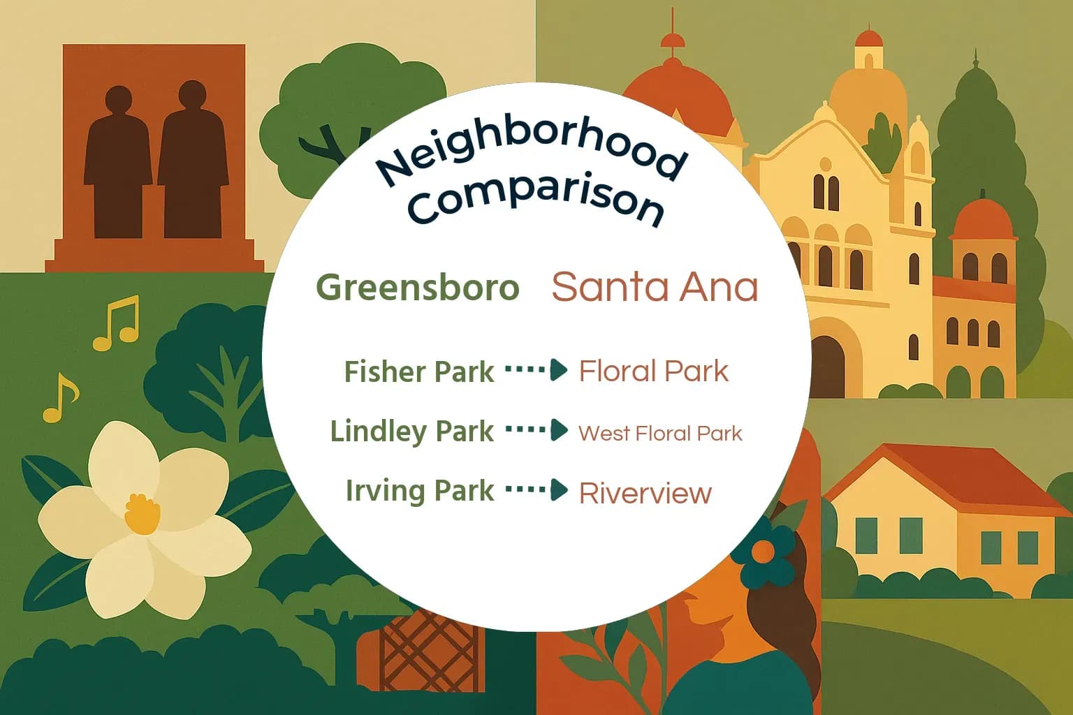 Greensboro vs Santa Ana Neighborhood Comparison