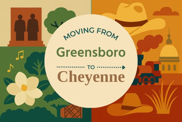Moving from Greensboro to Cheyenne