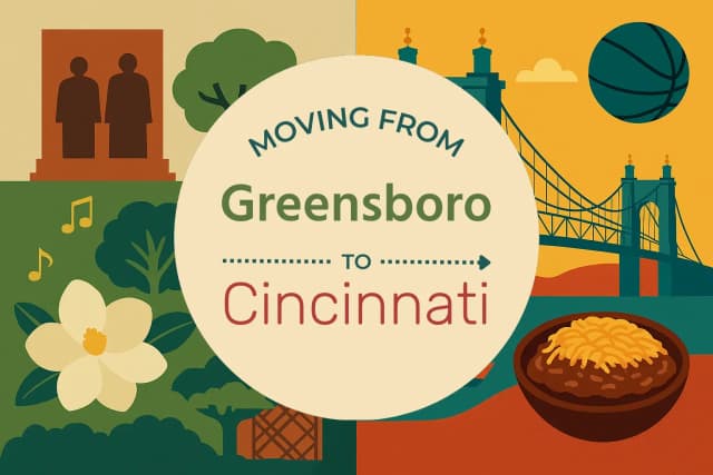 Moving from Greensboro to Cincinnati