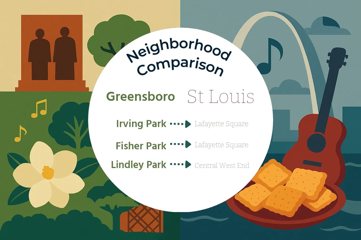 Greensboro vs St. Louis Neighborhood Comparison